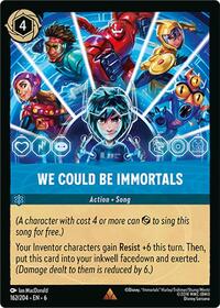 Near Mint We Could Be Immortals - Azurite Sea (6) Cold Foil