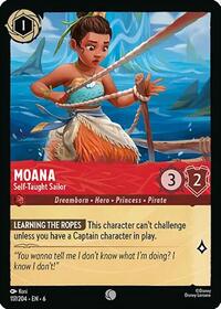 Near Mint Moana - Self-Taught Sailor (6) Cold Foil