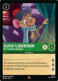 Near Mint Olivia Flaversham - The Toymaker's Daughter - Azurite Sea (6) Cold Foil