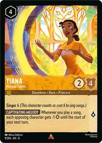 Near Mint Tiana - Natural Talent - Reign of Jafar (8) Cold Foil