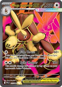 Near Mint Mega Lopunny ex - 115/094