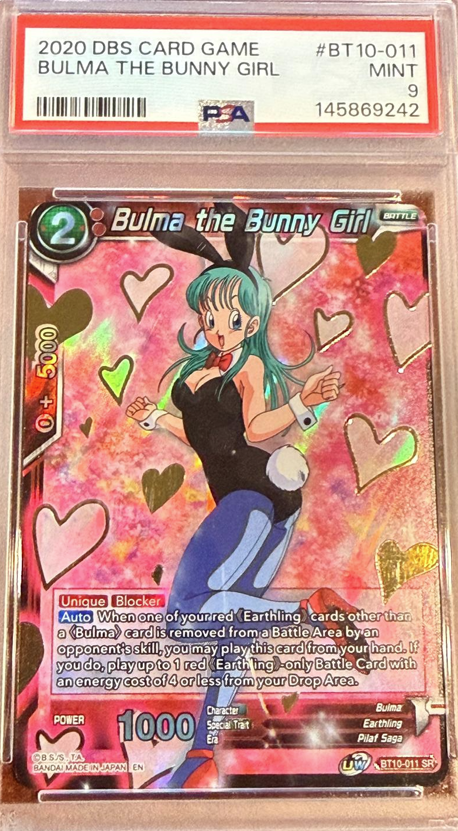 Bulma the Bunny Girl SR BT10-011 Dragon Ball Rise of the Unison Warrior PSA 9